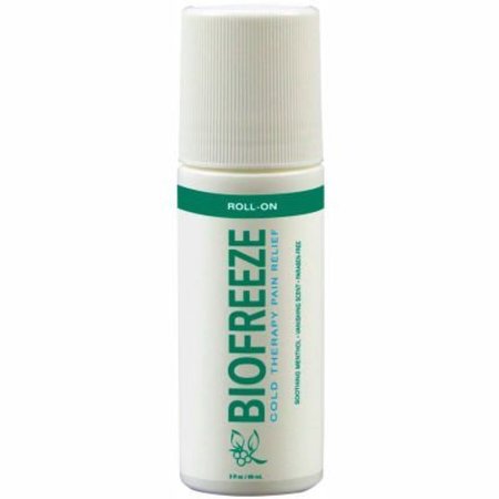 FABRICATION ENTERPRISES BioFreeze® Cold Pain Relief Gel, 3 oz. Roll-On Bottle 11-1032-1